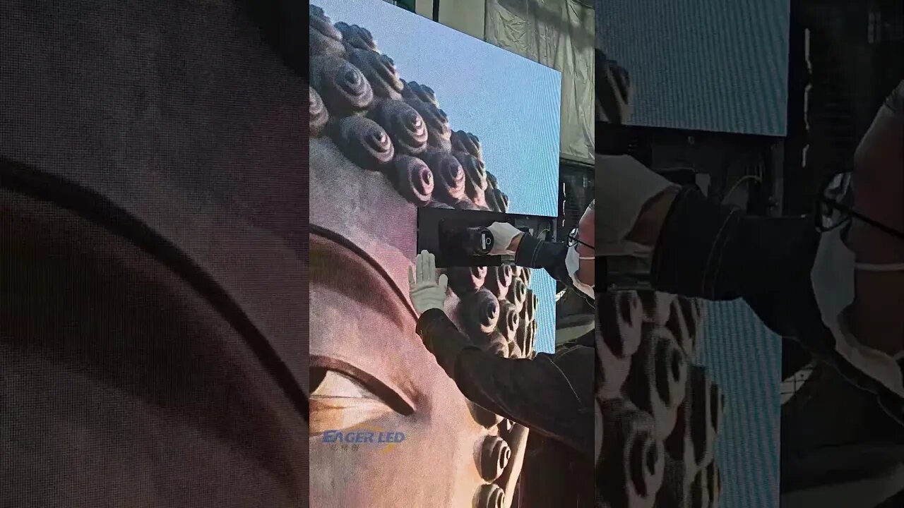 Do you want to take such LED screen home?#shorts #leddisplay #led #eagerled #ledscreen
