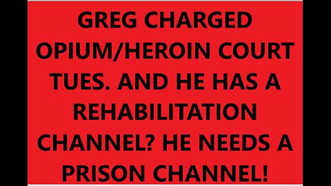 TAKING YOUR CALLS | GREG COURT TUES FENTYNAL/OPIUM/CRACK | FENTANYL KILLS 200 PEOPLE DAILY