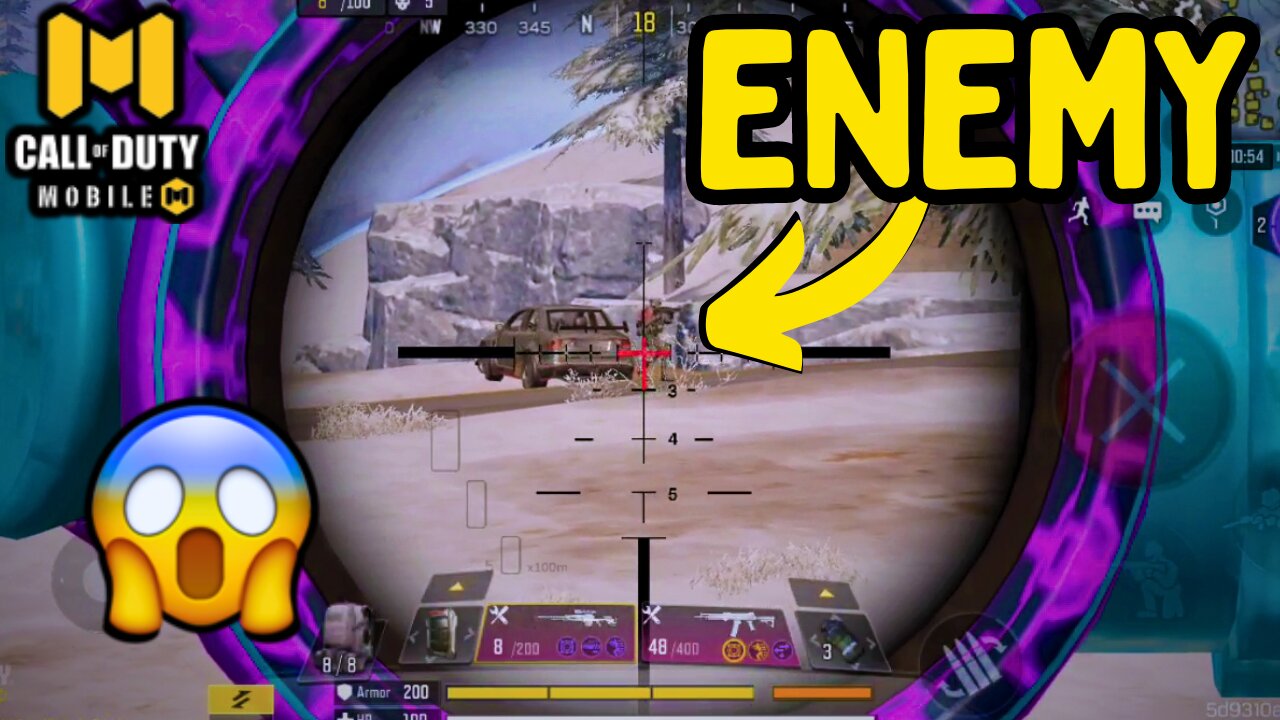 SNIPER vs ENEMY 😱 | Call Of Duty Mobile