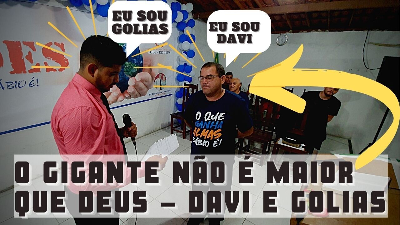 O GIGANTE NAO E MAIOR QUE DEUS