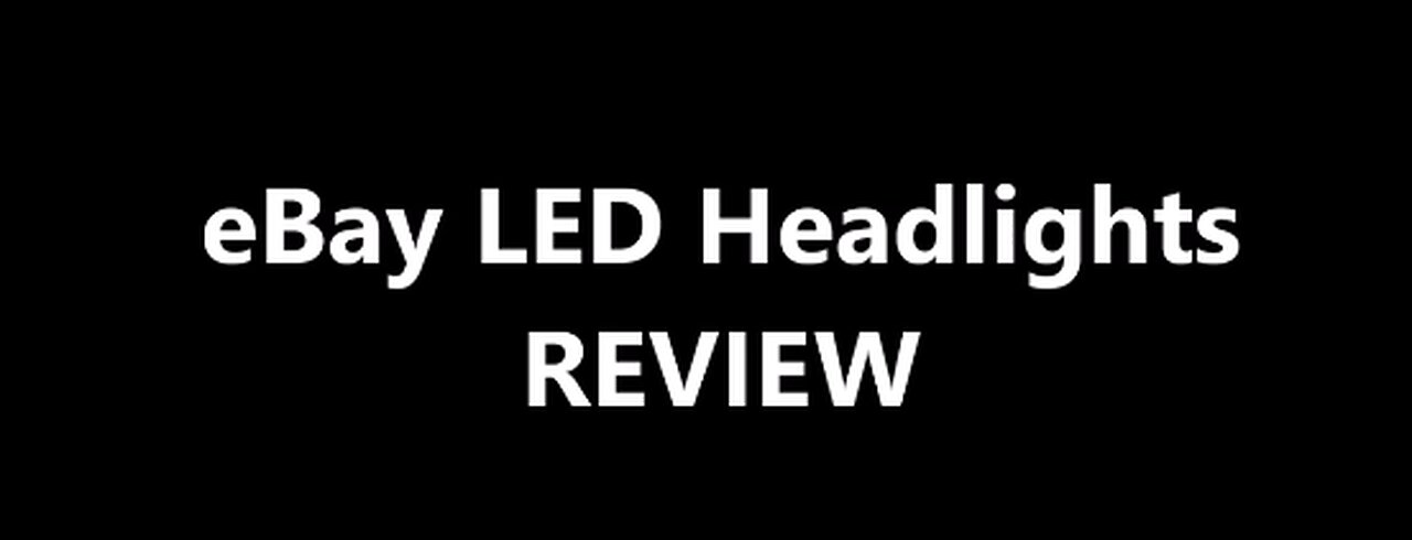 eBay LED Headlights REVIEW 2024