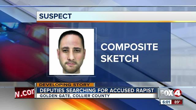 Deputies search for accused rapist in Golden Gate