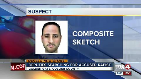 Deputies search for accused rapist in Golden Gate