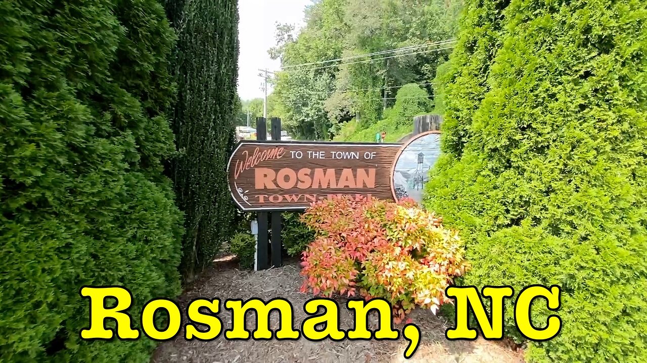 I'm visiting every town in NC - Rosman, North Carolina