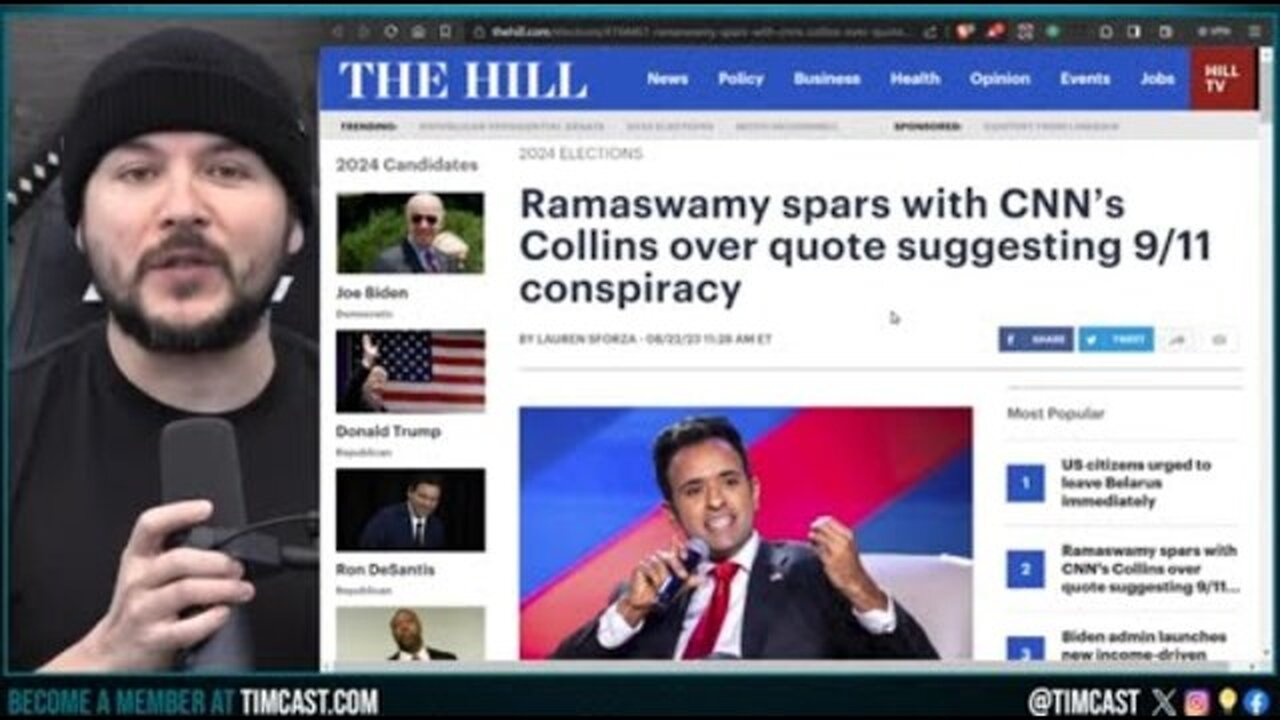 WOKE PRESS LAUNCHES INSAINE VIVEK RAMASWAMY SMEAR, CLAIMS HE PUSHED CONSPIRACY WITH FAKE QUOTE