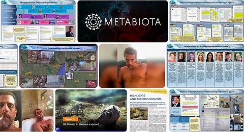 🇺🇸☣️🇺🇦 HUNTER'S FIRM FUNDED METABIOTA LAB TIED TO UKRAINE BIOLABS