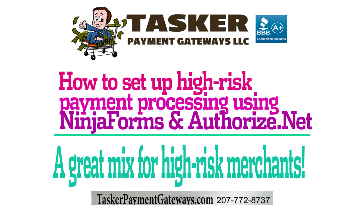 How to set up high risk payment processing using NinjaForms & Authorize Net