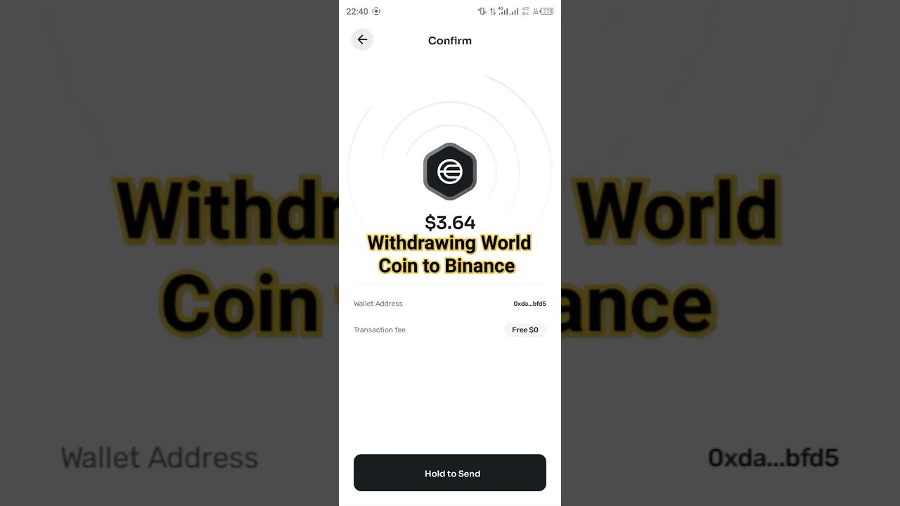 withdrawing WorldCoin to Binance #binance #cryptocurrencyexchange #crypto