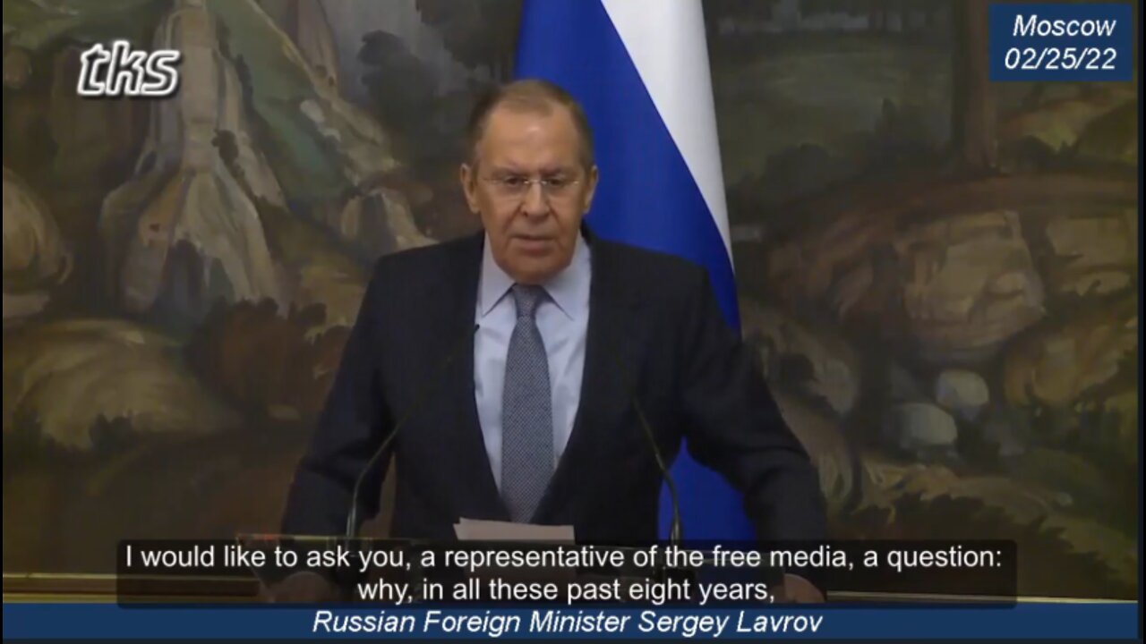 FM Lavrov to CNN: "Why didn't you report atrocities by Kyiv in Donbass the past 8 years?"