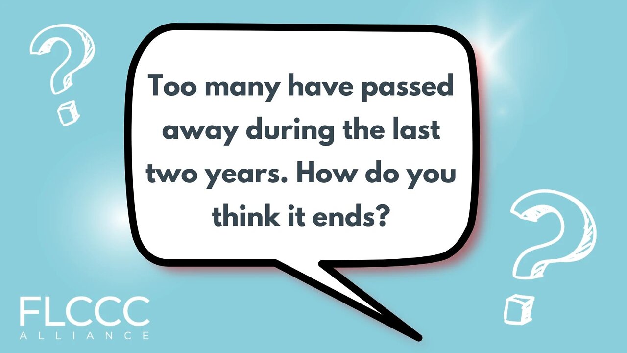 Too many have passed away during the last two years. How do you think it ends?