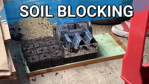 Learning How To Use A Soil Block | Getting The Garden Started Soon | Off The Farm Vlog