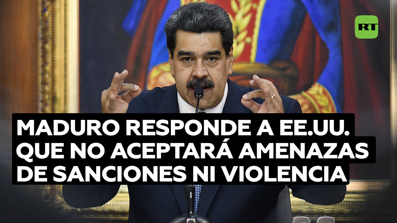 Maduro responde a las amenazas de EE.UU.: "No podrán con nosotros"