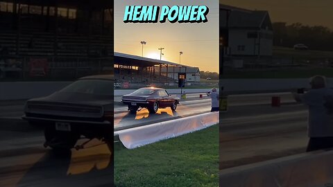 Hemi Power! Super Cuda Launch at Holley Moparty! #shorts