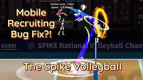The Spike Volleyball - Potential Fix To The Mobile Recruiting Bug - LMK If It Works...