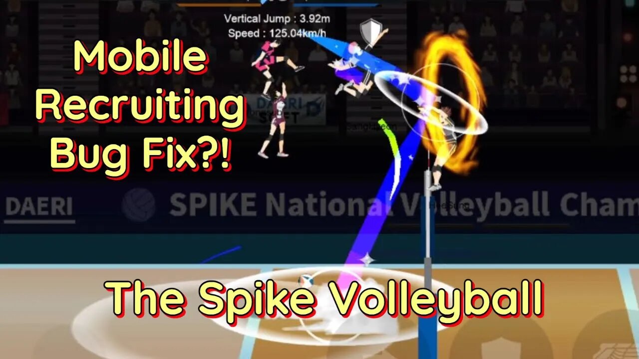 The Spike Volleyball - Potential Fix To The Mobile Recruiting Bug - LMK If It Works...