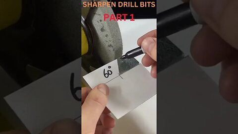 SHARPEN DRILL BITS PART 1 #youtubeshorts #youtube #ytshorts #youtuber #inventions #drillbits