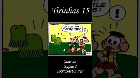 Tirinhas da Turma da Mônica nº 15 | Gibis do Rapha 2 #shorts