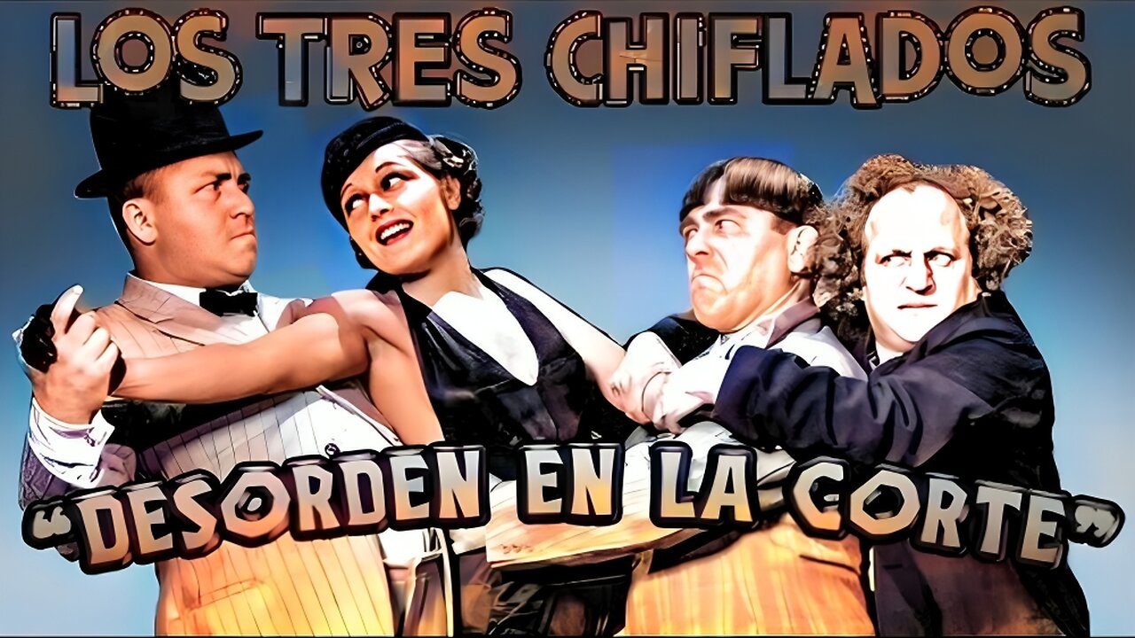 DESORDEN EN LA CORTE 1936 Los Tres Chiflados y Suzanne Kaaren | Comedia | blanco y negro