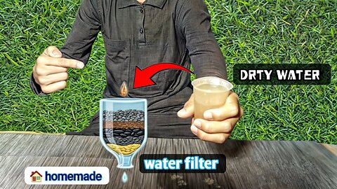 हमने 🏠घर पर बनाया water💧 filter पर...??@Haryanaexperiment01