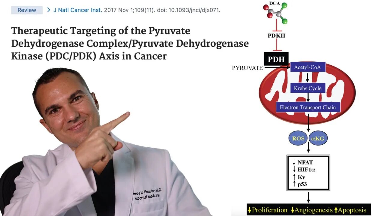 Dichloroacetate (DCA) KILLS Cancer & REVERSES Warburg Effect by INHIBITING PDK