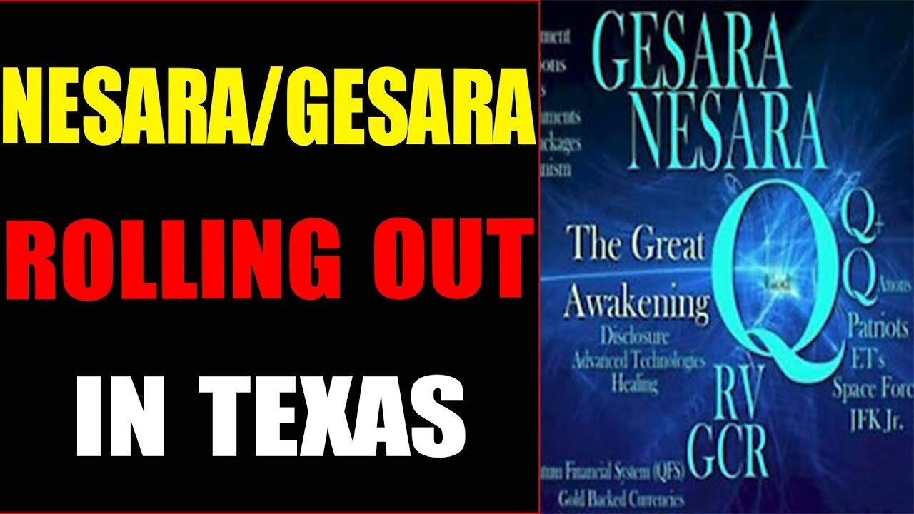 NESARA GESARA IS ROLLING OUT IN TEXAS TODAY UPDATE - TRUMP NEWS