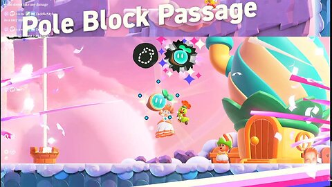 Super Mario Wonder: Pole Block Passage