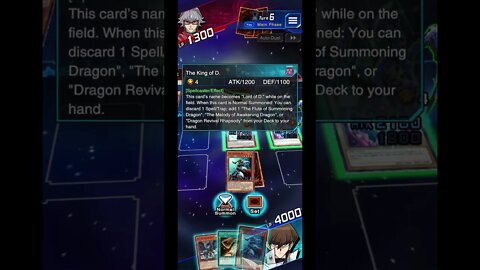Yu-Gi-Oh! Duel Links - I SUMMON The King of D. (Dragons not D*cks) & Effect Activation