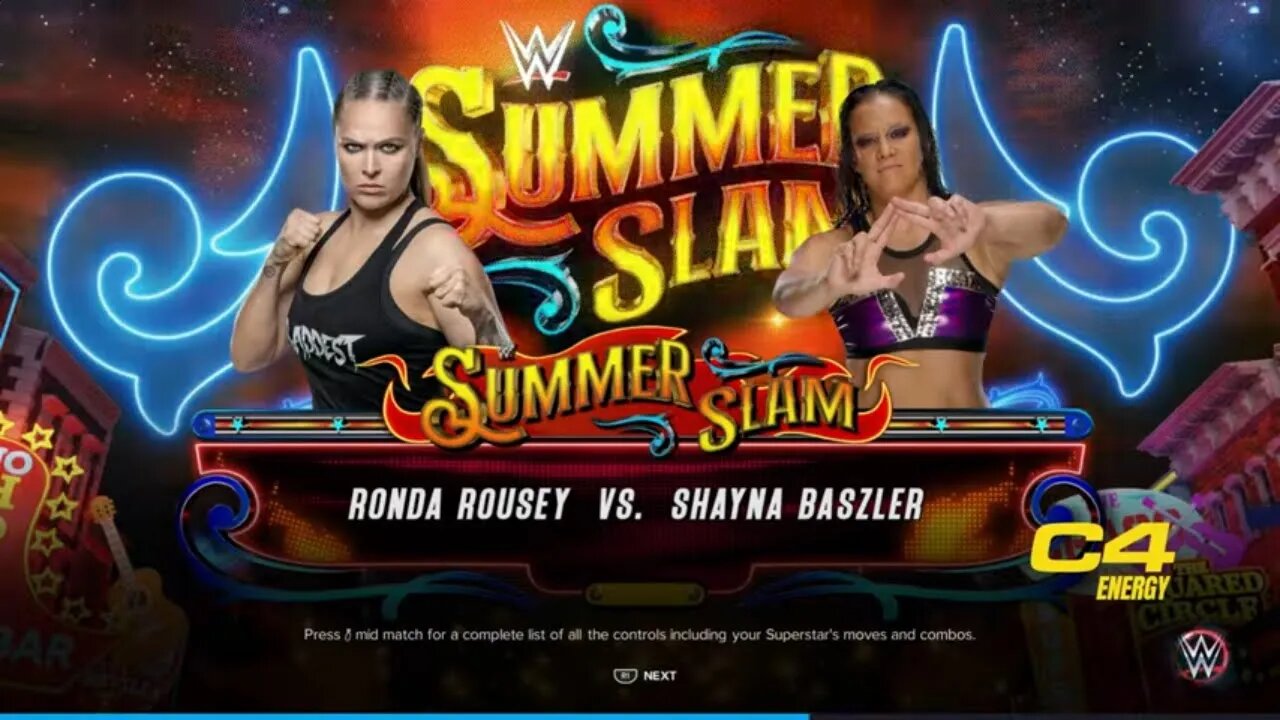 WWE Summerslam 2023 Ronda Rousey vs Shayna Baszler in a Mixed Martial Arts Rules match