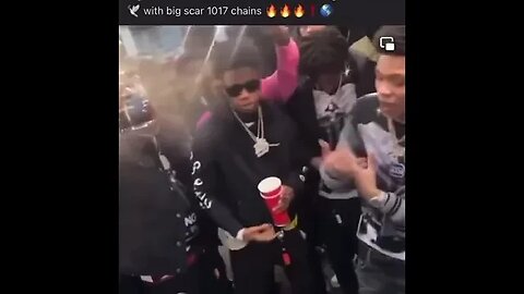 Lil Scar Brother Shoots Music Video At His Funeral With His 1017 Chain On