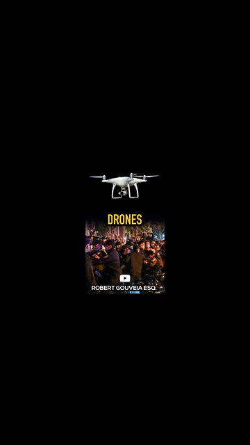 Chinese Drones Warn Protestors #shorts