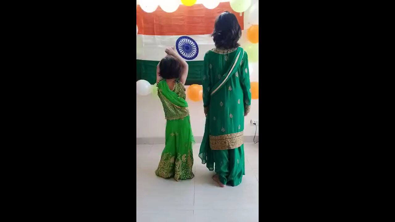 Cute baby girl dance