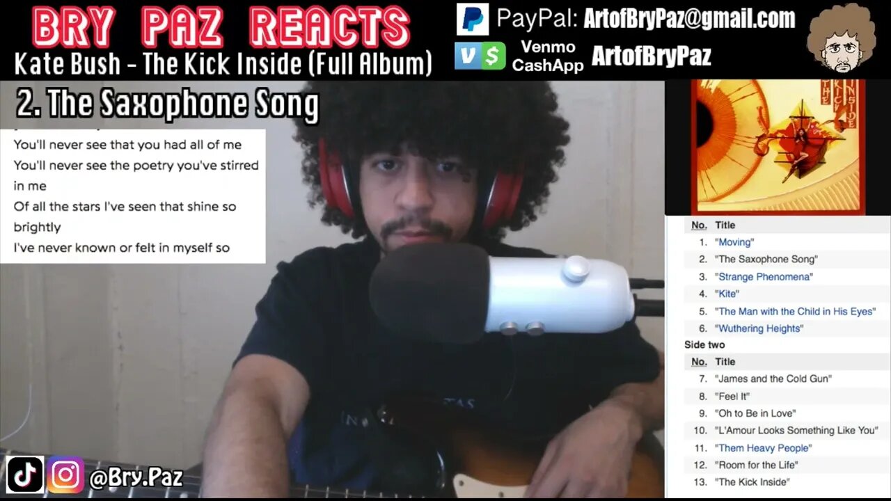 Guitarist REACTS to Kate Bush - Saxophone Song