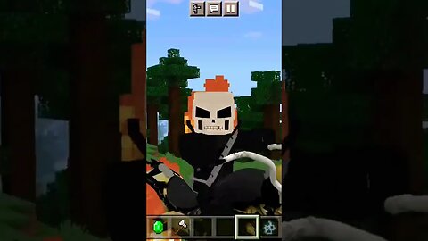 motoqueiro fantasma no universo do minecraft!!!!!😱😱😱#viral #minecraft #shorts