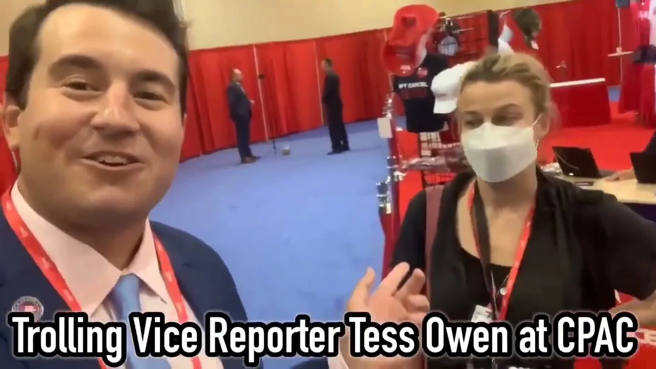 Alex Stein Trolls Vice Reporter Tess Owen At CPAC 🤣