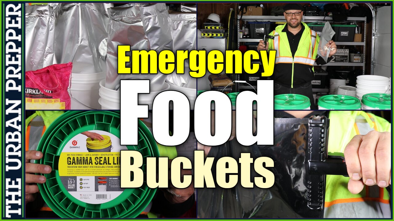 Emergency Food Storage Buckets | Mylar Bags & Gamma Seals