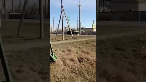Ukraine War - Warning Shots Fired at Civilian Trying to Block Tanks