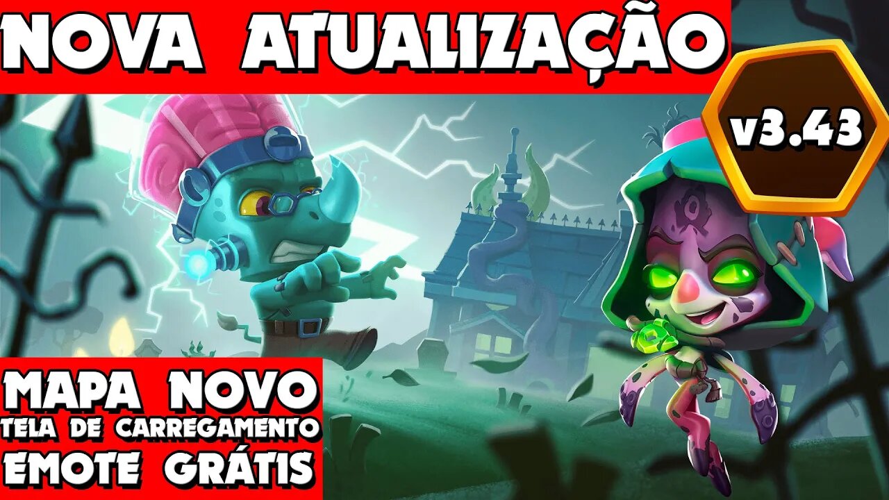 NOVA ATUALIZAÇÃO 3.43 | PRESENTE HALLOWEEN NOVO MAPA ZOOBA