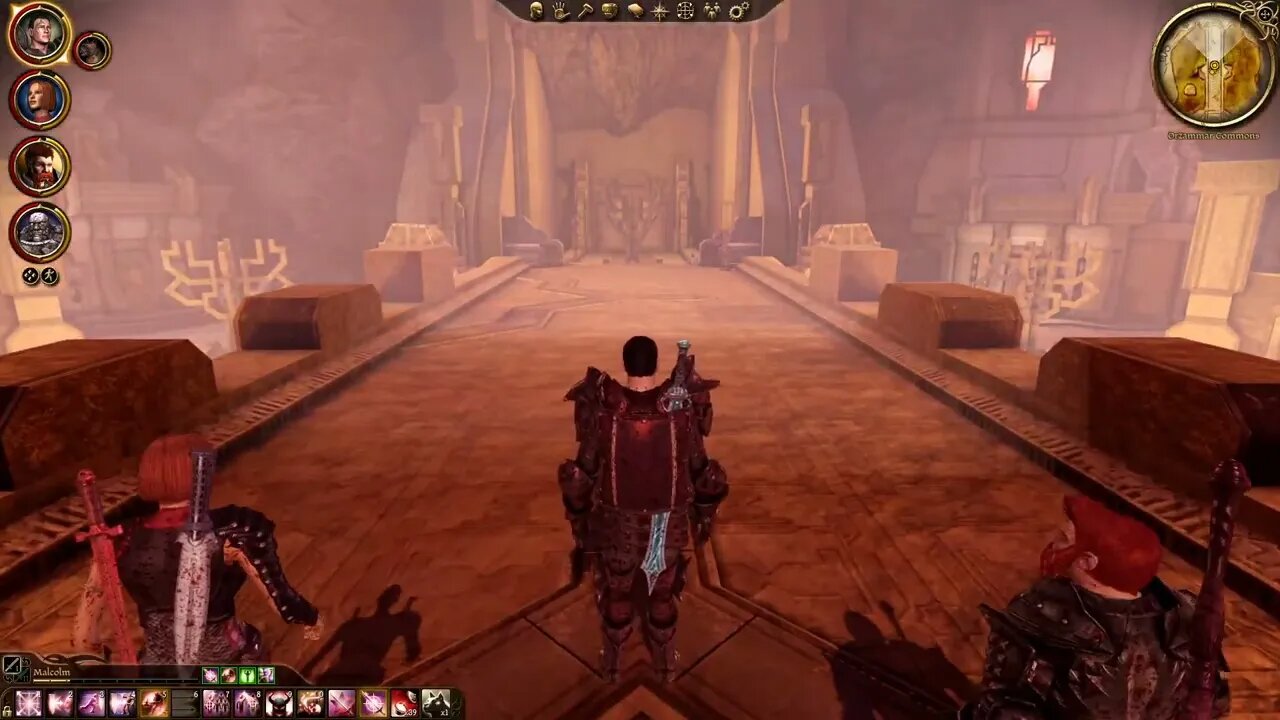 Dragon Age Origins - Dog runs away from battle