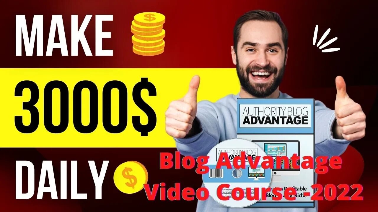 Make Money Online From Authority Blog Advantage Video Course -2022