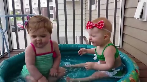 Try Not To Laugh | Funniest Baby Playing With Water | Funny videos | ALL ABOUT KIDS VIDEO