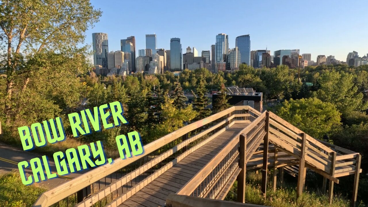 Cruising around the Bow River, Calgary