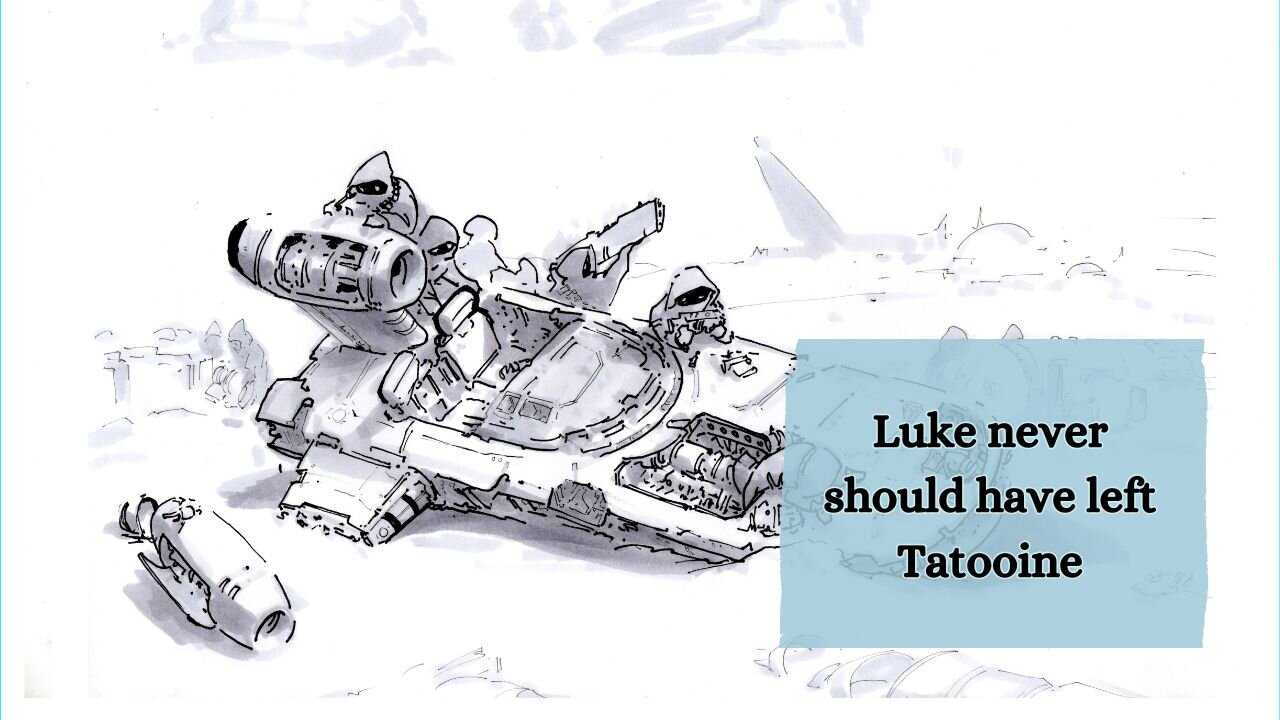 How to Draw Star Wars: Luke Skywalker's Landspeeder (Quick Drawing))