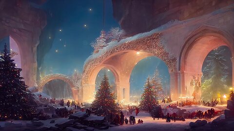 Relaxing Cozy Magical Christmas Music - Christmas Village ★785 | Winter, Romantic
