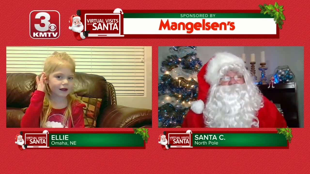 Virtual Santa visit with Ellie