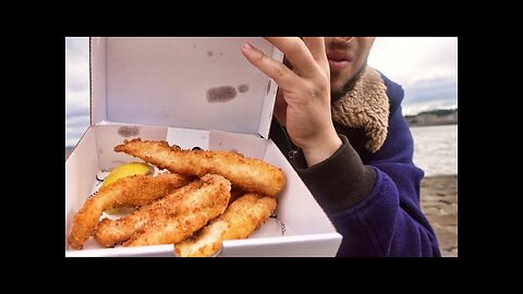 Edinburgh harbour CRUNCHY fish and chips hunt 🏴󠁧󠁢󠁳󠁣󠁴󠁿