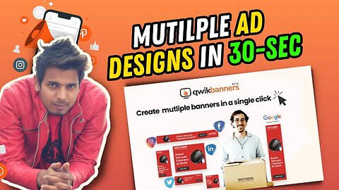 🤯 How I Created Multi Size AD Designs in 30 Seconds: QwikBanners Review