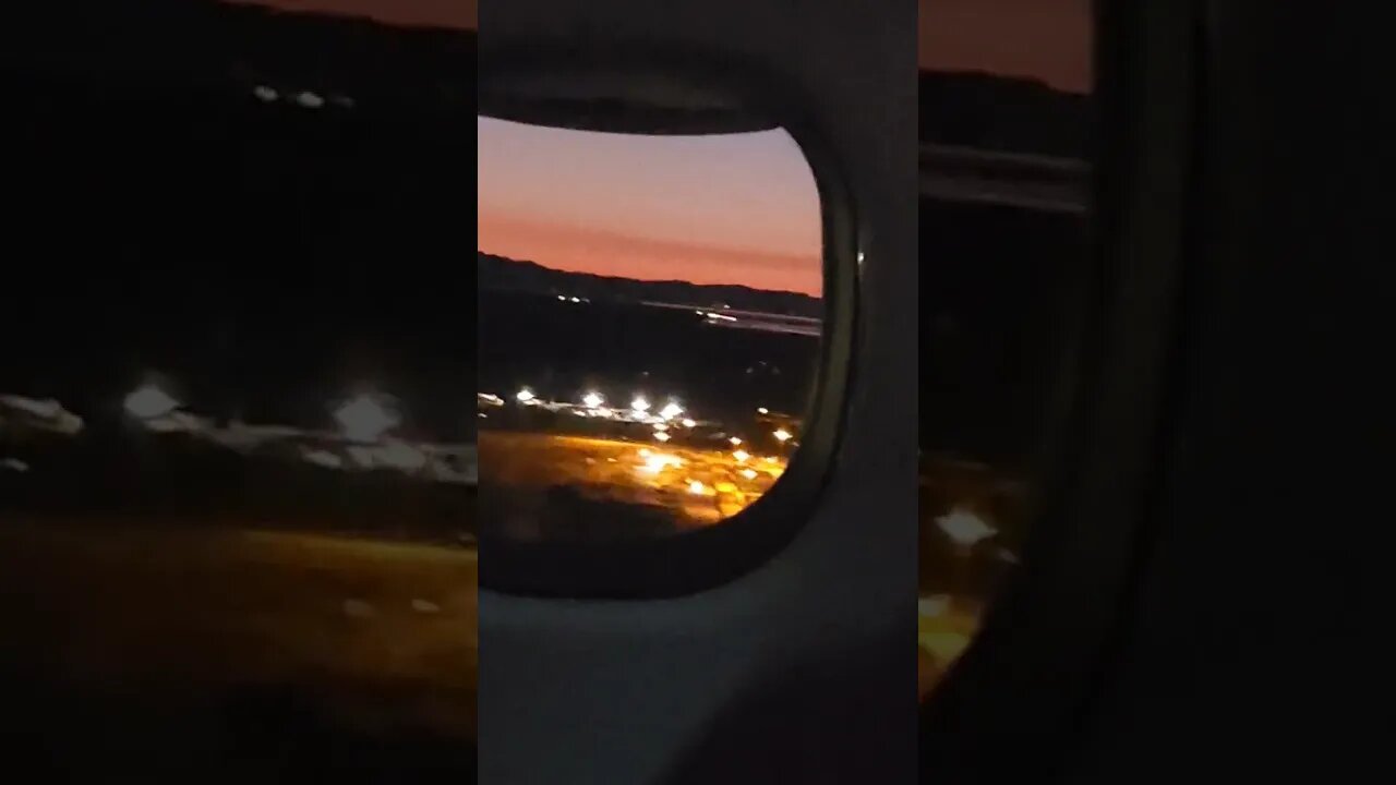 Landing in SLC | Partial view of the Great Salt Lake