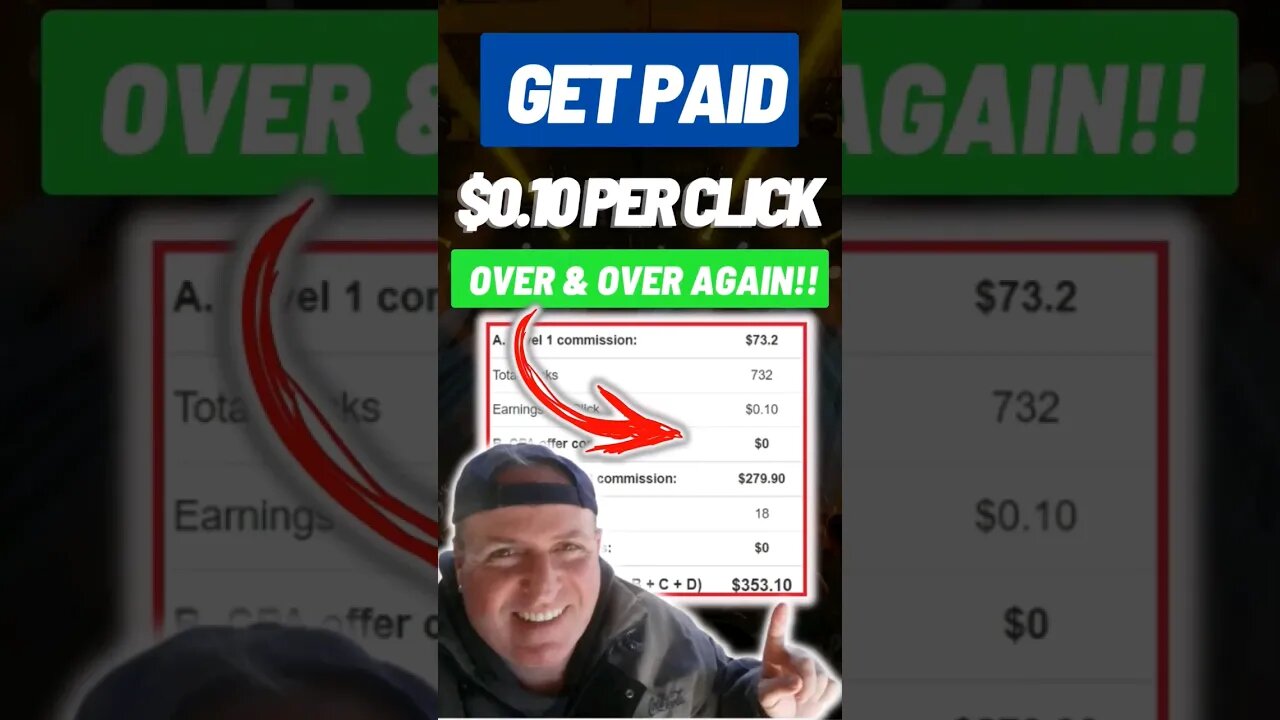 This SMART 5 Minute TRICK Pays $0.10 Per Click OVER & OVER AGAIN! (Make Money Online In 2023 EASY)