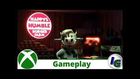 Happy's Humble Burger Farm Gameplay on Xbox