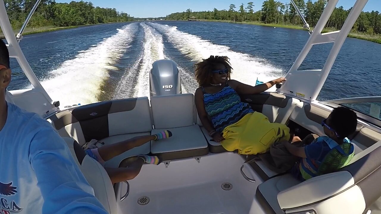 Blasian Babies Family Chaparral 210 SunCoast Father's Day Boating Excursion!